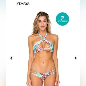 Luifama Yemaya Multicolor Reversible Bikini Set NWT
👙🌞